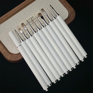 Professional Nail <b>Brush</b> Factory Customized New Nail <b>Brush</b> Sub-white Pole Magnetic Pen Cover with Customized Personal Brand logo - Product Image 3