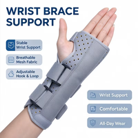 Attelle orthopédique de soutien pour poignet et main, multi-sangles, respirante et légère, pour le syndrome du canal carpien