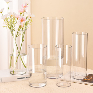 Wholesale Luxury Modern Clear Acrylic Candle Holders Pillar Floating Candles Decorative Transparent Wedding <strong>Flower</strong> <strong>Vase</strong> - Product Image 2