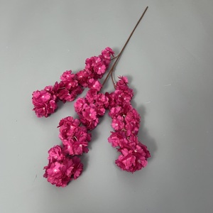 Hoa anh đào giả lụa cao cấp 3 lớp 120 bông dùng trang trí đám cưới - Product Image 4