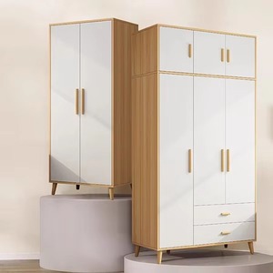 Armoire en bois nordique OEM de haute qualité, <span class=keywords><strong>dressing</strong></span> moderne, portable, grande capacité de rangement pour appartement compact et chambre principale - Product Image 6