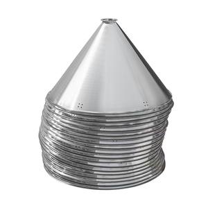 Pó sanitário do produto comestível e líquido aço inoxidável cônico alimentação funil Hopper - Product Image 1