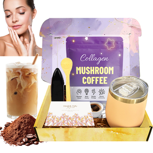 กาแฟสำเร็จรูปคอลลาเจนเห็ดรวมถึง Chaga สำหรับการมุ่งเน้นทางจิตใจการเพิ่มกาแฟบวกข้อต่อผมและการสนับสนุนสุขภาพผิว - Product Image 1