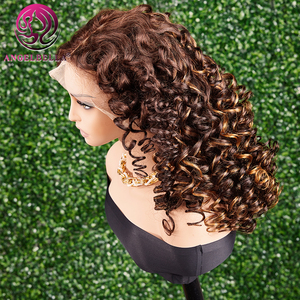 Lớn bouncy Curl thực sự tóc giả tóc con người nguyên liệu Việt Nam tóc tóc giả cửa hàng trực tuyến tránh khỏi thất bại tóc giả tóc con người - Product Image 4