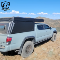 Huntoo - Auvent de camionnette personnalisable en aluminium, imperméable, antirouille, pour pick-up, ouverture automatique rapide quatre saisons, camping
