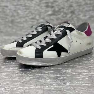 Zapatos Casuales de Cuero Genuino, Estilo de Diseñador de Marca de Lujo con Decoración de Estrella Dorada y Logotipo GGBD, Zapatos para Caminar - Product Image 3