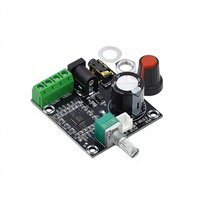 Carte d'amplificateur de puissance numérique pur haute définition double canal PAM8610 12V 15W*2 avec AUX pour amplification audio