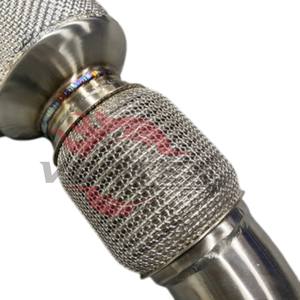 Tubo de Escape de Alto Rendimiento Vortex de Acero Inoxidable con Acabado Espejo para X3 X4 X5 X6 X7 40i B58 3.0T 2019-2026 Racing - Product Image 3