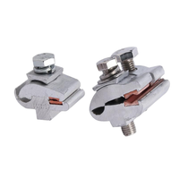 Accessoires électriques : Pince de raccordement à rainures parallèles en aluminium, connecteur de câble, pince bimétallique PG, connexion électrique pour ligne aérienne