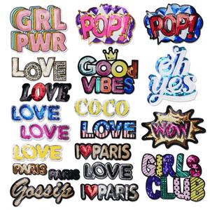 Patchs thermocollants personnalisés de haute qualité découpés au laser, lettres brodées en chenille pour vêtements, chapeaux et sacs - Product Image 4