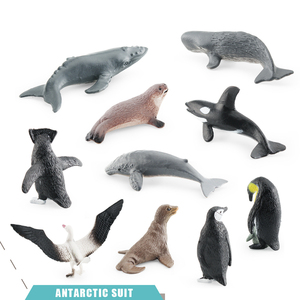 Simulazione di esportazione pinguino, foca, balena, albatro polare animali modello decorazione giocattoli - Product Image 4