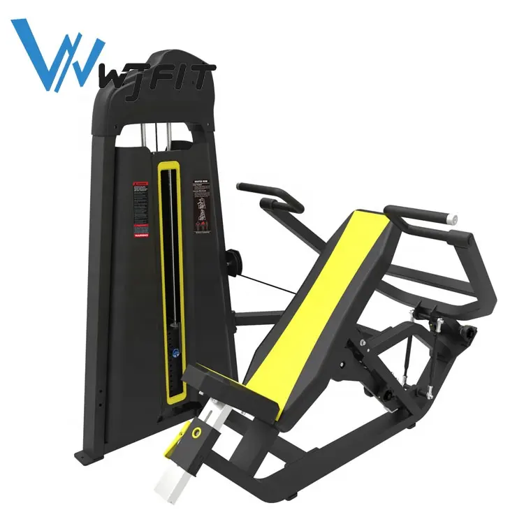 Gym Fitness Equipment Incline Chest Press Pin Loaded Selection Machine Strength Gym Equipment Chest Press Machine