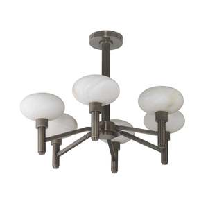 Lámpara de Techo Moderna con Base para Bombilla Redonda E27, Fuente de Alimentación, Iluminación para Sala de Estar y Comedor - Product Image 2