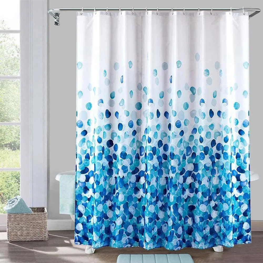 Customized size and pattern 3D bathroom curtains 180*180CM Curtain for bath waterproof Polyester Shower Curtain