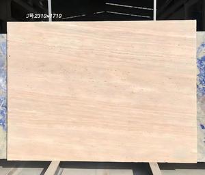 Lavabo de Pared de Travertino Natural, Lavabo de Baño de Una Pieza Personalizado de Alta Gama para Hoteles y Villas - Product Image 6