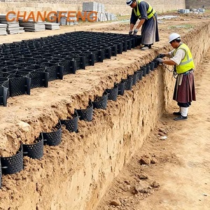 자갈 안정제 허니컴 토양 안정제 옹벽 지오셀 HDPE 지오셀 자갈 그리드 75mm 광산 도로 안정화용 - Product Image 3