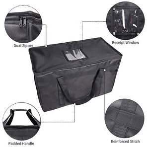 Sac de livraison réutilisable en tissu Oxford robuste, isotherme pour aliments, boîte à lunch - Product Image 5
