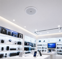 5 pouces PA haut-parleur 100V 3W/6W 8ohm impédance systèmes de plafond commerciaux pour Restaurants écoles centres commerciaux bureaux