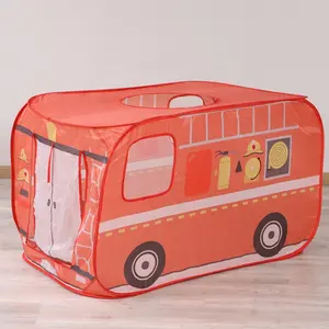 Asweets Outdoor Indoor Kids Pop Up Fire Fighting Truck Play House Toy Tent