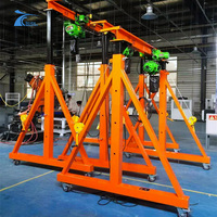 Vente chaude et meilleur prix 1t, 2t, 3t, 5t, 7,5t, 10t, 15t, 20t 0,5-20t Grue à portique mobile Grue à portique portable Mini grue à portique