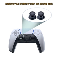 Pièces de rechange pour manettes analogiques Capuchon de champignon analogique pour manettes PS5/PS4/PS3/XBOX ONE/XBOX360
