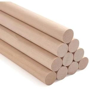 Accessoires en <span class=keywords><strong>bois</strong></span> faits à la main pour enfants - Bâtons ronds en <span class=keywords><strong>bois</strong></span> massif à faire soi-même, artisanat en <span class=keywords><strong>bois</strong></span> simple et polyvalent - Product Image 2