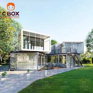 Cbox Villa préfabriquée à deux étages facile à assembler, unité de vie mobile préfabriquée, hôtel, bureau, maison modulaire en conteneur - Product Image 2