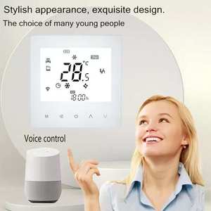 Kỹ thuật số Nhiệt Led hiển thị wifi thông minh nhiệt Màn hình cảm ứng thông minh điều hòa không khí điều khiển nhiệt độ cho nhà khách sạn - Product Image 1