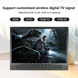Petit téléviseur numérique LED LCD portable HDTV 14 15 16 17 18 19 20 pouces HD rechargeable pour la cuisine avec VGA USB, téléviseur portable pour la cuisine - Product Image 3