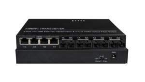 Convertidor de Medios SC OEM/ODM de Fábrica, Switch Ethernet 10/100M, 20KM, 4SC + 4 RJ45 A/B, Switch de Fibra Óptica, Convertidor de Medios de Red de Fibra - Product Image 2