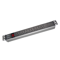 Rack de serveur horizontal 1,5U en aluminium 19 pouces pour centre de données en Australie, unité de distribution d'alimentation (PDU)