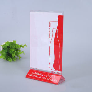 Soporte de menú de mesa de plástico personalizado al por mayor <span class=keywords><strong>NIHAO</strong></span> soporte de exhibición para uso en interiores - Product Image 3
