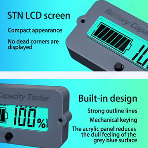 LY4K LCD Battery <strong>Tester</strong> Monitor Meter Battery Capacity <strong>Tester</strong> Level Voltage Indicator Battery <strong>Load</strong> <strong>Tester</strong> - Product Image 3