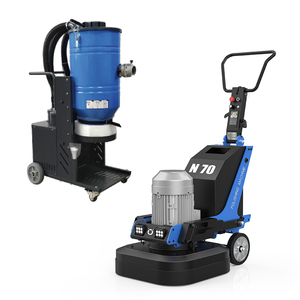 Aspiradora Industrial de Alta Potencia con Colector de Polvo para Pisos de Concreto, Motor Automático y Cabina de Bajo Ruido - Product Image 1