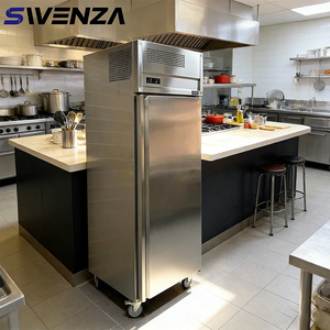 Swenza Single Door Fan Cooling No Frost System Keep Beverage & Food Fresh Longer Refidgerator DMBG003 Model Dimensions 660x800x2 - Product Image 1