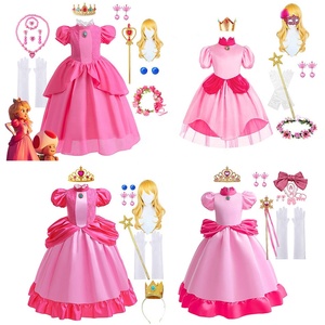 2024 Elsa Anna Blancanieves princesa vestido fiesta <span class=keywords><strong>de</strong></span> <span class=keywords><strong>cumpleaños</strong></span> Sofia Belle <span class=keywords><strong>Rapunzel</strong></span> princesa vestido Halloween Navidad disfraz <span class=keywords><strong>para</strong></span> niña - Product Image 3