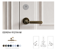 Cerradura de Puerta de Hotel RFID Premium, 5 Pestillos, Manija de Aleación de Zinc Sólido, Núcleo de Acero Inoxidable, Software de Gestión Hotelera Gratuito