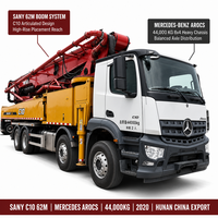 Pompe à béton montée sur camion Mercedes Benz Arocs Sany C10 62m d'occasion 2020, Pompe à béton montée sur camion Sany Benz 62m d'occasion Exportation Chine