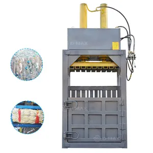 Factory Direct Waste Plastic Pet Bottle Baler Machine Cardboard Baling Hydraulic Press Machine / Old Used Waste Paper Baler