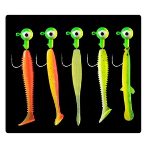 Tête de plomb Panfish Walleye Jighead Pêche en eau salée Hameçons pointus pour bar truite <span class=keywords><strong>Finesse</strong></span> Jig Head Hook - Product Image 6