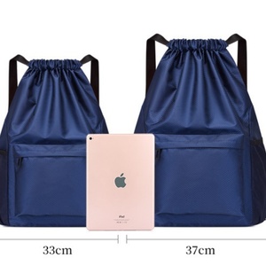 Factory Custom Printed Logo Multifunctional Outdoor Cycling Sports Water Resistant Gym Bag Basketball <b>Drawstring</b> <b>Backpack</b> - Product Image 2