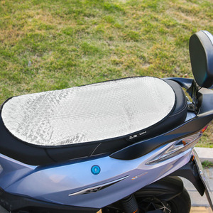 Motorcycle seat cover, sun protection <b>pad</b>, electric vehicle seat <b>cushion</b>, battery scooter seat <b>cushion</b>, waterproof, reflective - Product Image 1