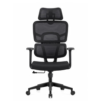 Chaise de bureau ergonomique moderne pivotante avec support lombaire en maille, réglable, de luxe, pour PDG, personnalisable, ensemble de mobilier de bureau