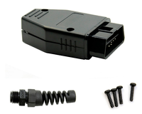 J1962 OBD2 Stecker OBDII 16-Pin Anschluss Adapter OBDII Stecker OBD2 16-PIN Stecker