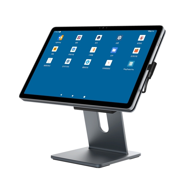 For P12 10 Inch Dual Touch Screen Android POS Terminal Desktop System with Printer Wi-Fi 6 & Bluetooth5.2 NFC Technology