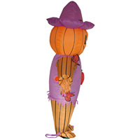 Prix de gros Nicro : Décoration extérieure géante gonflable en fibre de polyester, Citrouille Épouvantail, pour Fête d'Halloween et Maison Hantée