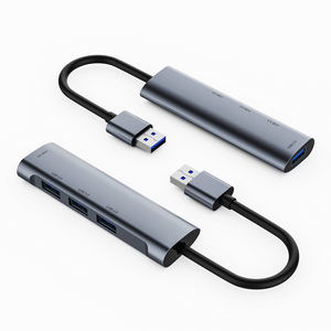 <span class=keywords><strong>Hub</strong></span> <span class=keywords><strong>USB</strong></span> VCOM 5 Gbps 4 en 1, adaptateur <span class=keywords><strong>USB</strong></span> 3.0 type A, gris, pour le <span class=keywords><strong>bureau</strong></span>, la maison, le studio, la transmission de données informatiques - Product Image 1
