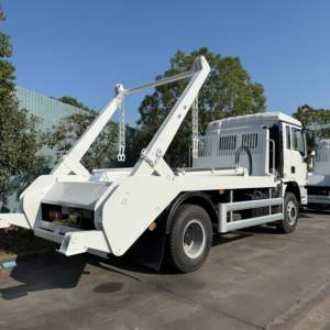 Harga Truk Sampah Swing Arm 4x2 Penggerak Manual Transmisi Manual Mesin Diesel Pompa & Motor Roll Container <span class=keywords><strong>Bin</strong></span> <span class=keywords><strong>Skip</strong></span> <span class=keywords><strong>Loader</strong></span> - Product Image 6