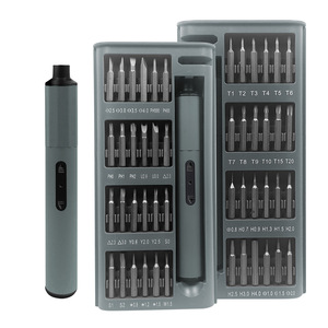 <span class=keywords><strong>Kit</strong></span> de tournevis électrique portable pour la maison <span class=keywords><strong>50</strong></span> en 1 port USB rechargeable ensemble d'outils de réparation de téléphone portable - Product Image 4