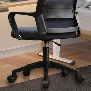 Chaises de bureau ergonomiques pivotantes en maille noire de luxe à prix abordable avec appui-tête – Approvisionnement direct usine - Product Image 4